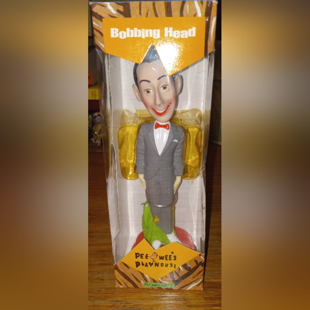 Pee-Wee's Playhouse Bobbing Head Y2K Paul Reubens NIB NEVER OPENED